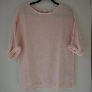 H&M pale apricot loose fit sweater